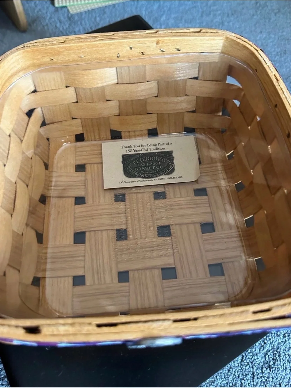 Peterborough basket classic woven
